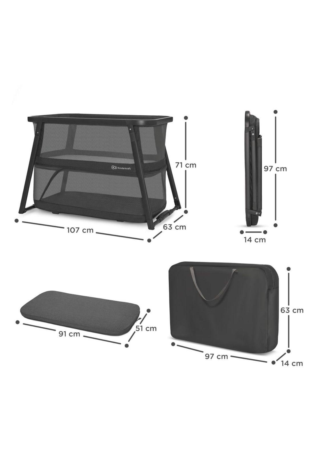 Cuna 4 en 1 SOFI PLUS Gris Oscuro-3