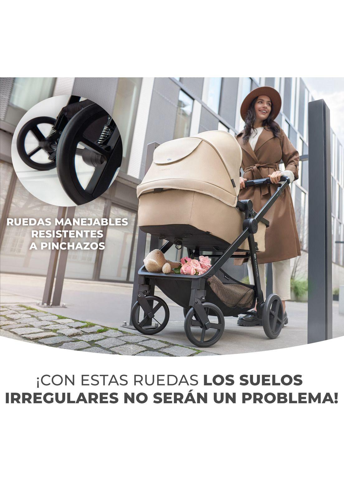 Coche Travel System Newly 3 en 1 Beige + Base Isofix-9