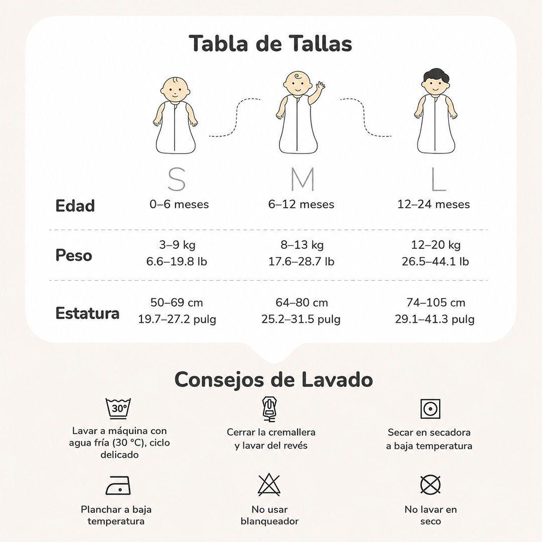 Saco de dormir para bebe 1 5 TOG-3