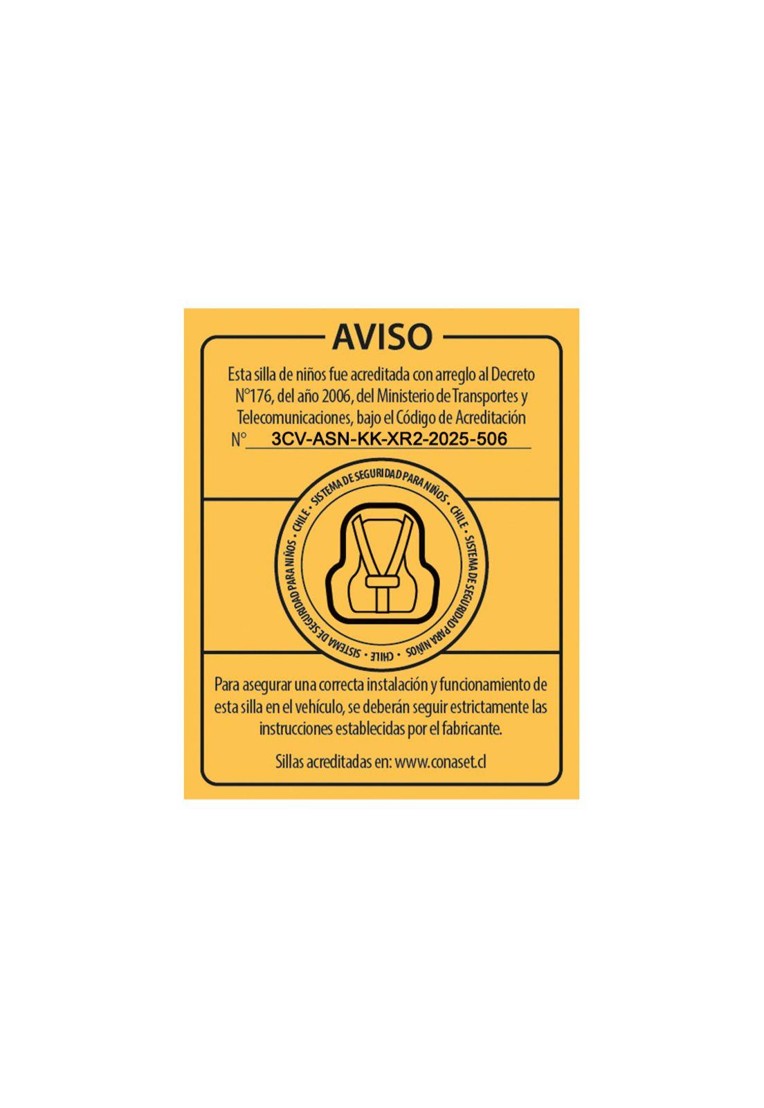 Silla de auto convertible XRIDER 2 i-Size Gris-9