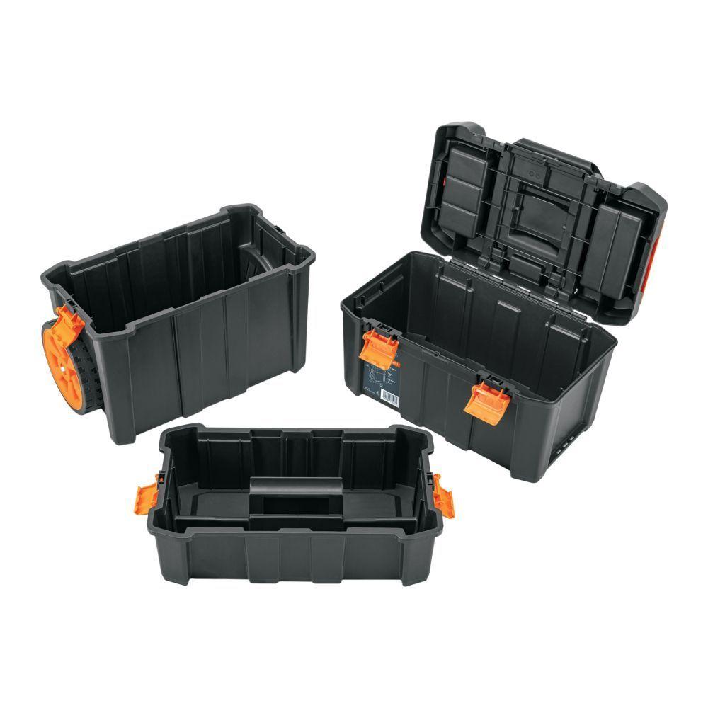 Caja Herramientas Truper 3 en 1 Con Ruedas 53 Litros Modular-4