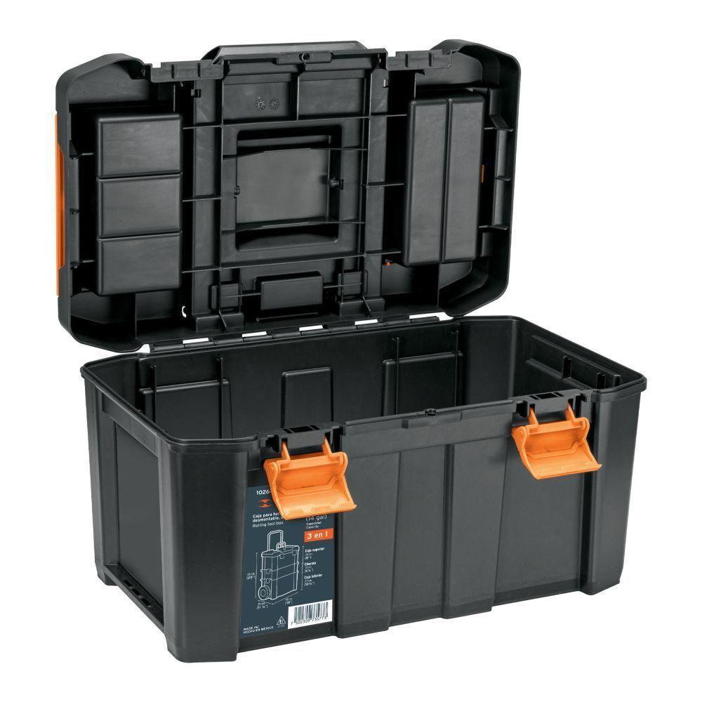 Caja Herramientas Truper 3 en 1 Con Ruedas 53 Litros Modular-5