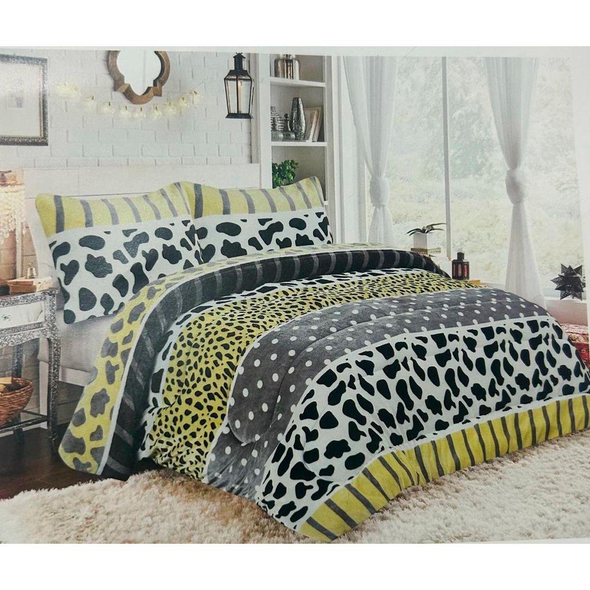 Cubrecama De Invierno Plush Con Chiporro 2p-0