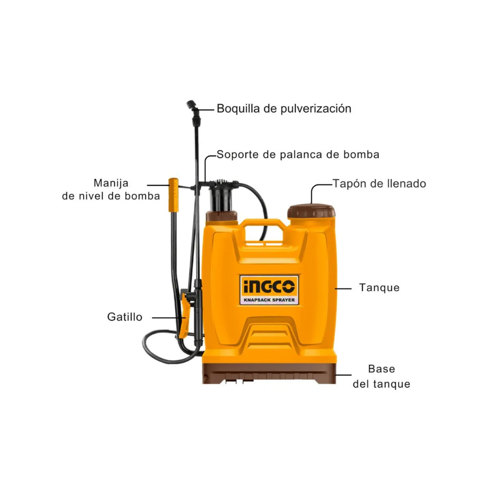 Fumigador Pulverizador 20 Litros INGCO HSPP42002-1