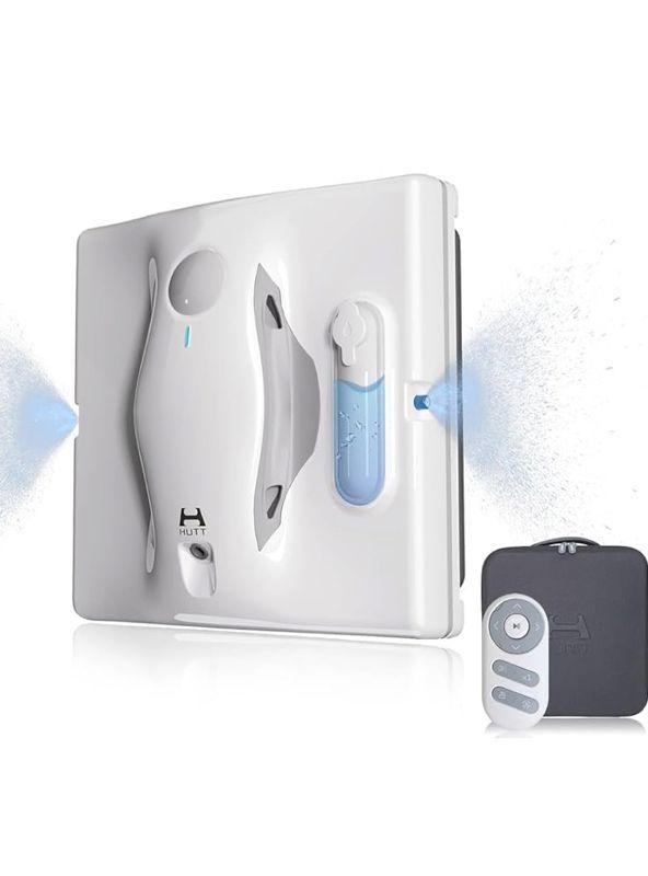 HUTT W8 Robot limpiador de ventanas con rociador de agua automático, 3800 PA de potencia de succión -0