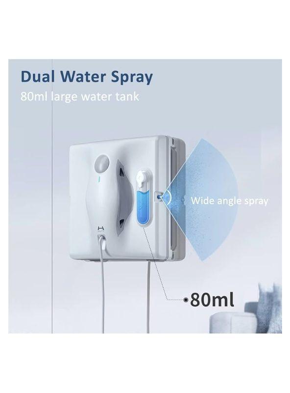 HUTT W8 Robot limpiador de ventanas con rociador de agua automático, 3800 PA de potencia de succión -3