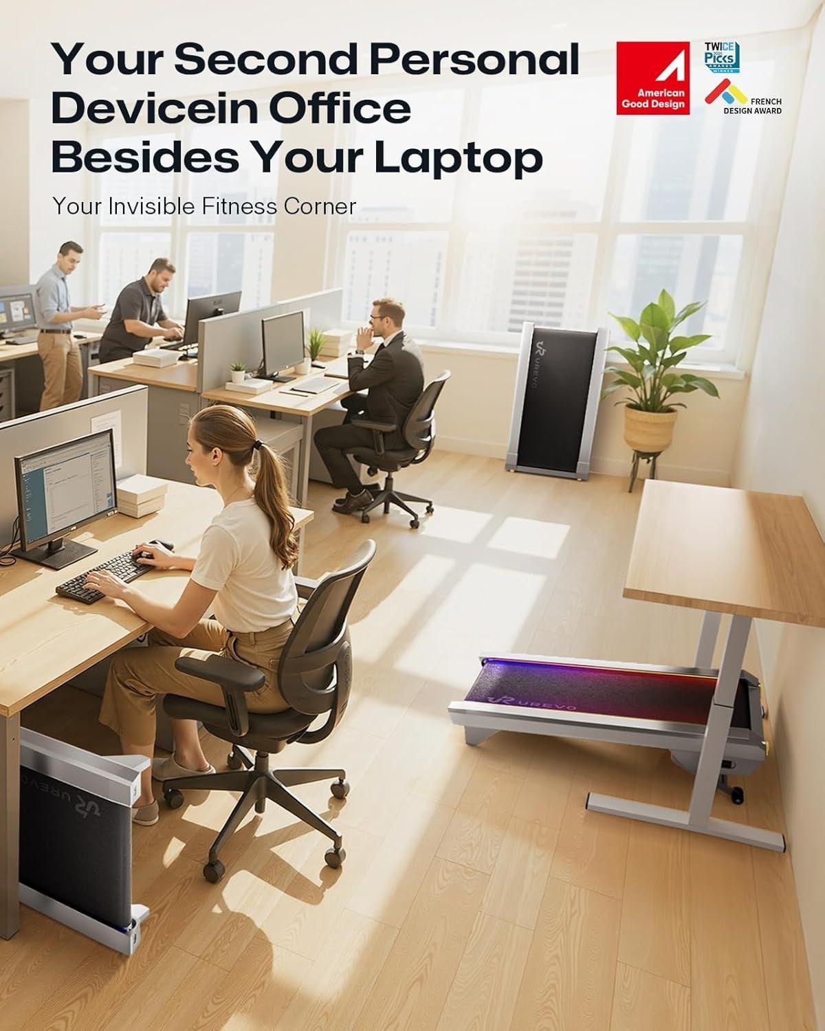 UREVO CyberPad for home Almohadilla inteligente para caminar con 14 de inclinaci n autom tica-4