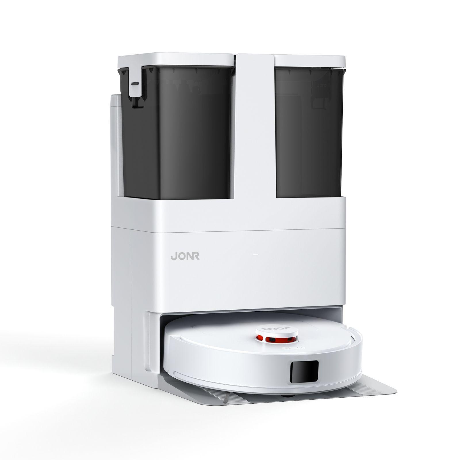 Robot aspiradora Xiaomi JONR T5 Lite con base de secado y lavado de mopa 8000PA Succion-0