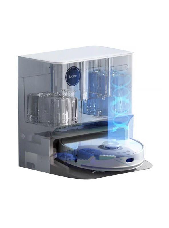 Lydsto W2 Edge Robot aspirador y trapeador combinado con fregona, 8000PA, color negro-2