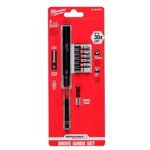 GUIA MAGNETICA + PUNTAS DE IMPACTO 7 PIEZAS MILWAUKEE LACCE-0