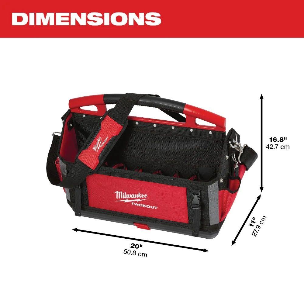 BOLSO PACKOUT ABIERTO 20 MILWAUKEE 48-22-8320-2