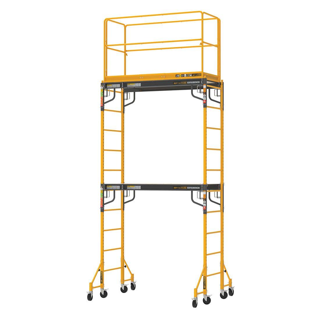 ANDAMIO BANCO DE TRABAJO UTILITARIO 4 EN 1 METALTECH-2