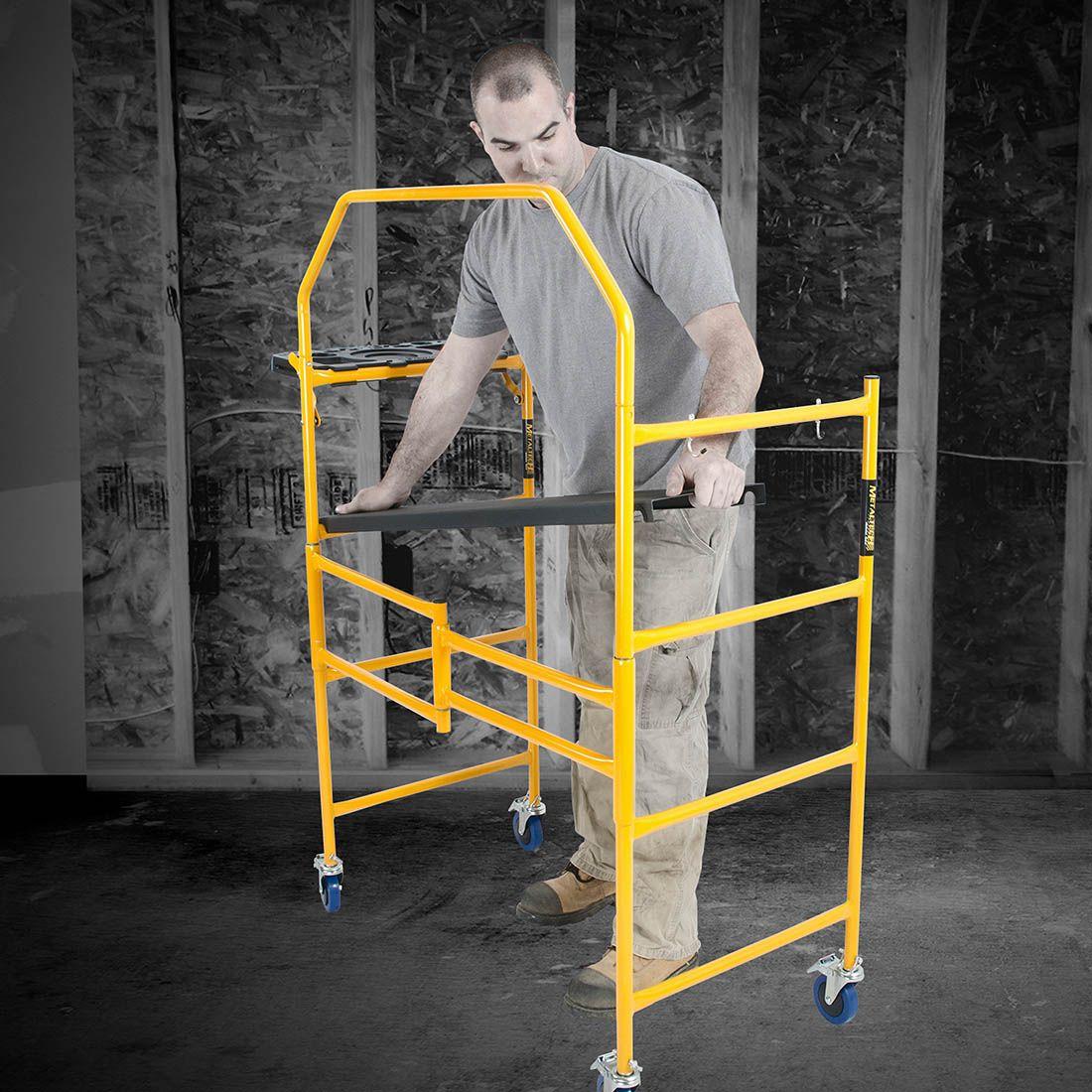 ANDAMIO ESTANTERIA PLEGABLE PORTATIL 1.22 MTS METALTECH-2