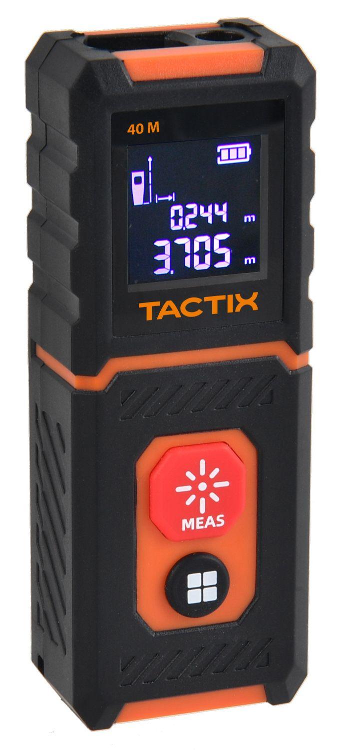 MEDIDOR DE DISTANCIAS LASER 40 MTS TACTIX-0