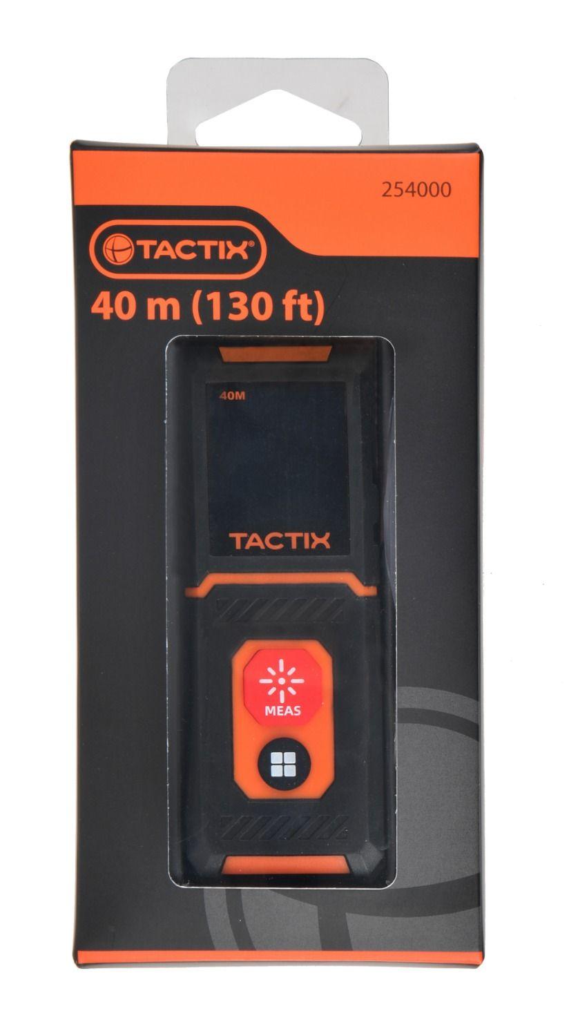 MEDIDOR DE DISTANCIAS LASER 40 MTS TACTIX-1