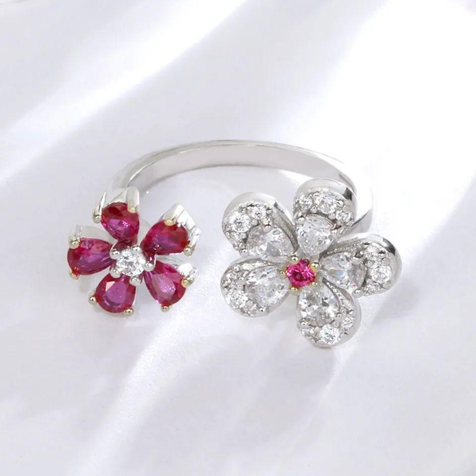 Anillo Exclusivo Alta Calidad Con Cristales Y Oro Adaptable-2