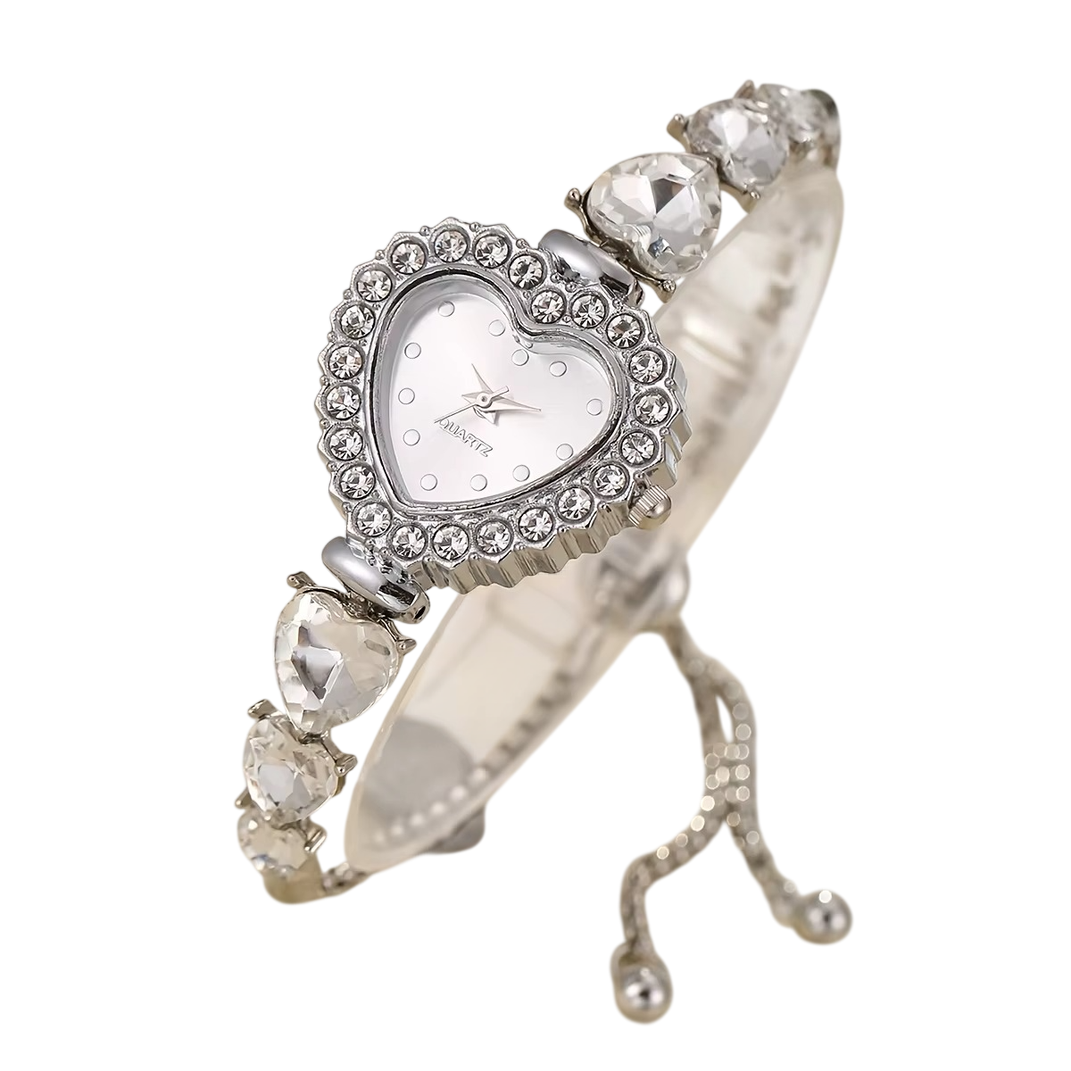 Reloj De Pulsera Vintage Para Mujer Cristales Ba o Oro 18k-2