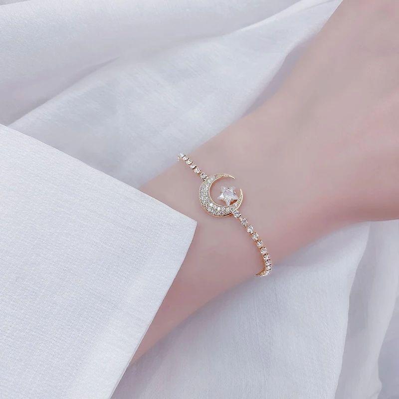 Pulsera Luna Hechas Con Cristales De Swarovski -3