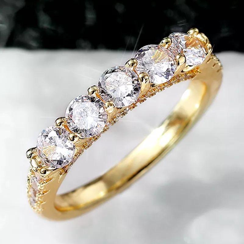 Anillo Exclusivo Compromiso Toque De Oro 18kt-2