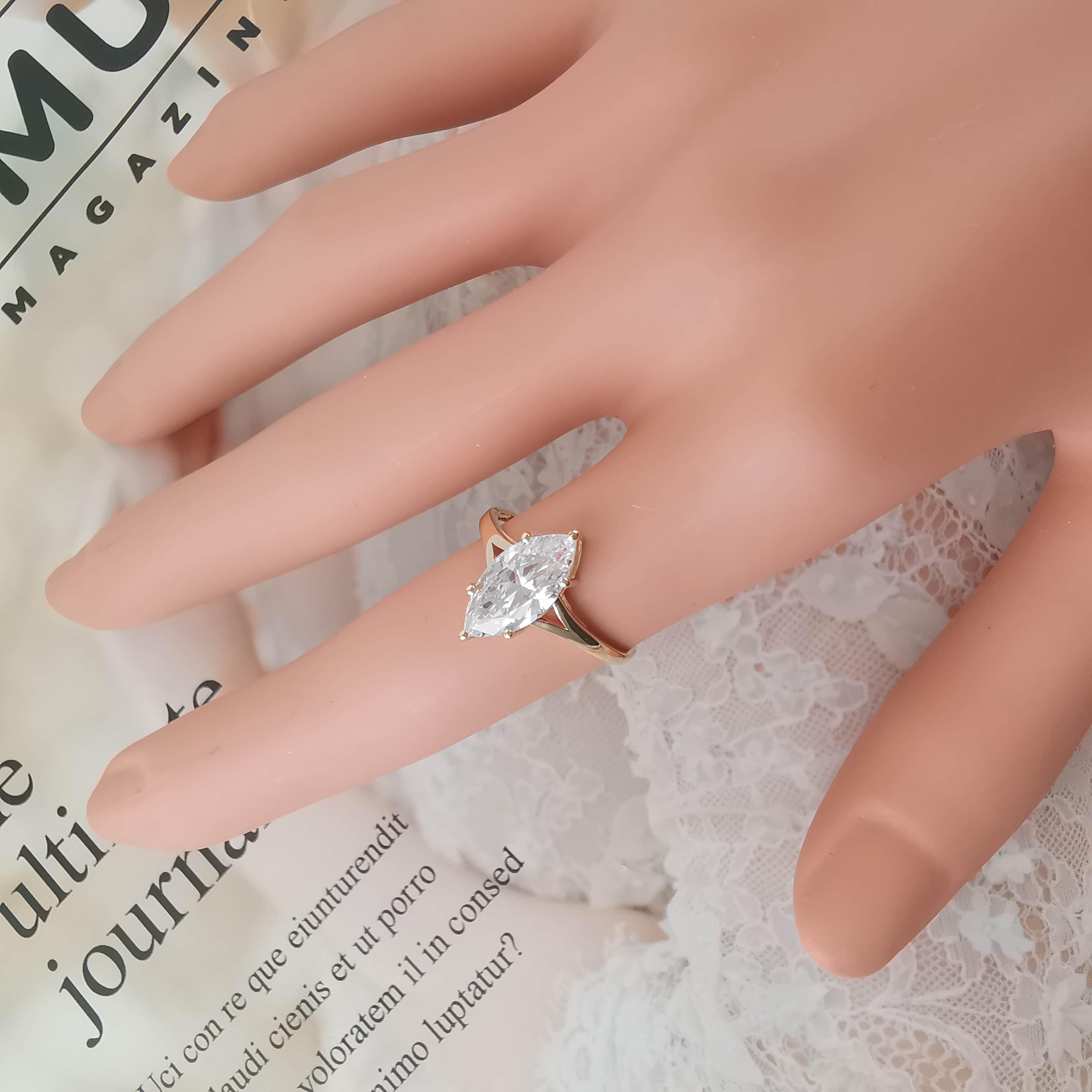 Anillo Oro Amarillo 18k Con Diamante Exclusivo-2