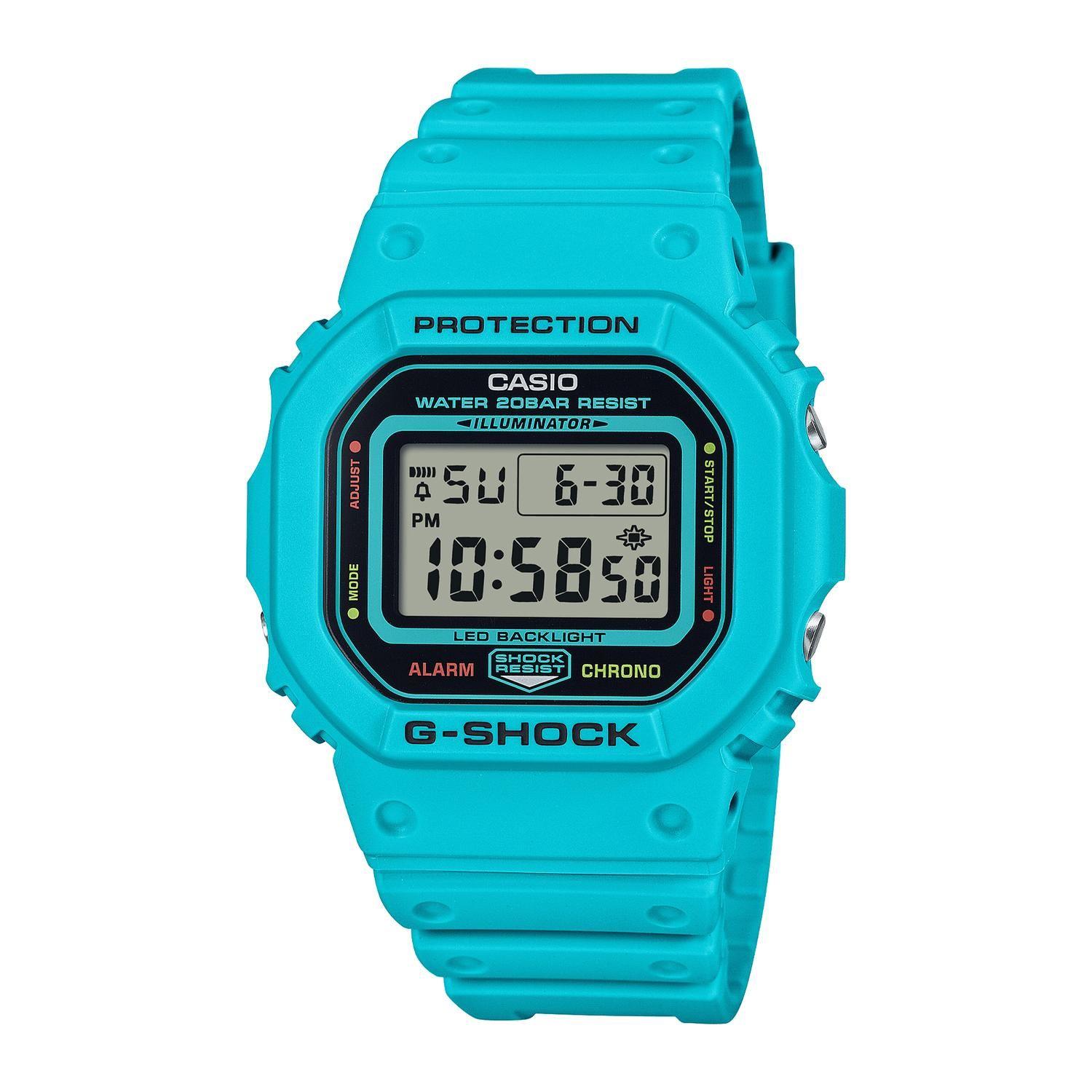 Reloj G-SHOCK DW-5600EP-2DR Resina Hombre Azul-0