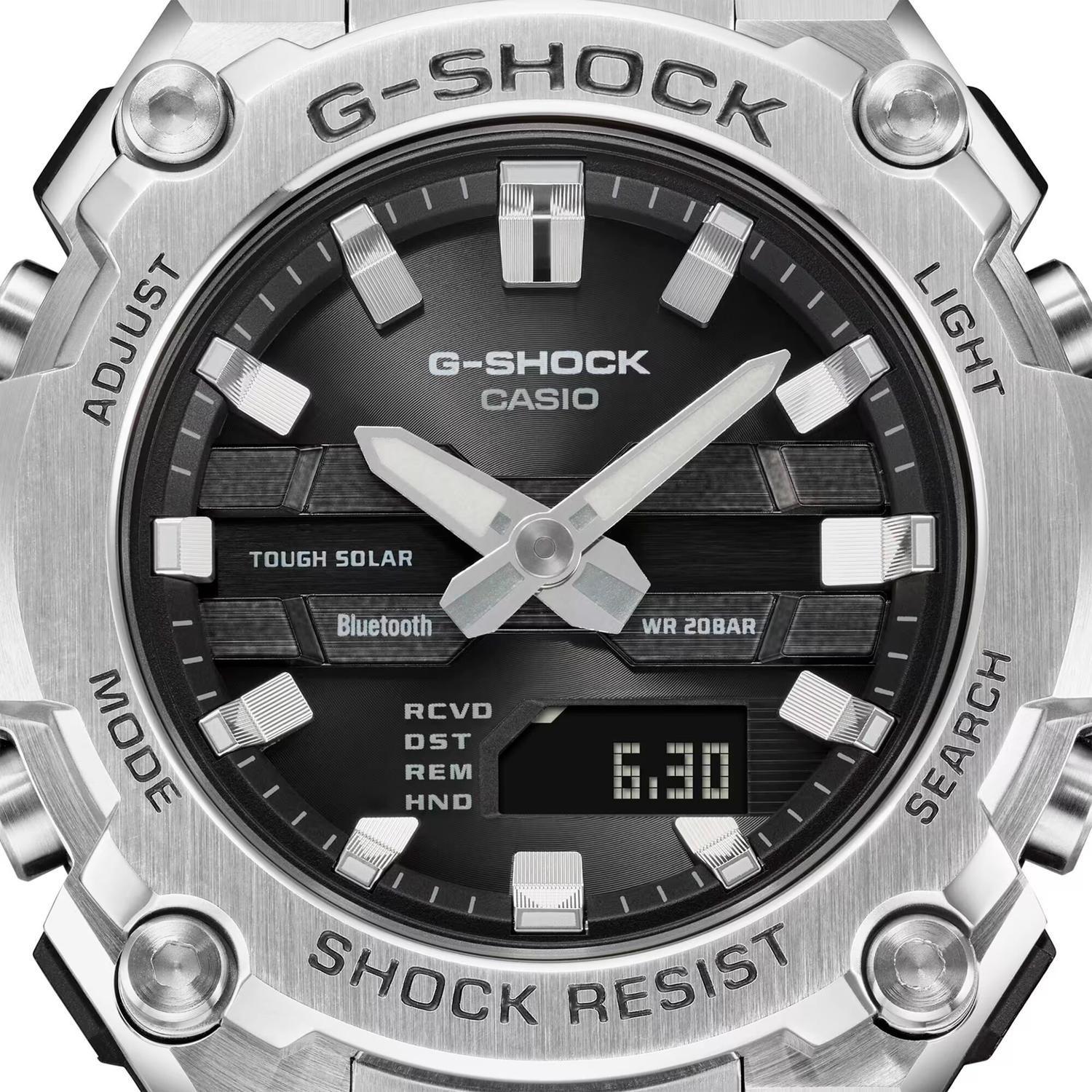 Reloj G-SHOCK GST-B600D-1ADR Resina/Acero Hombre Plateado-2