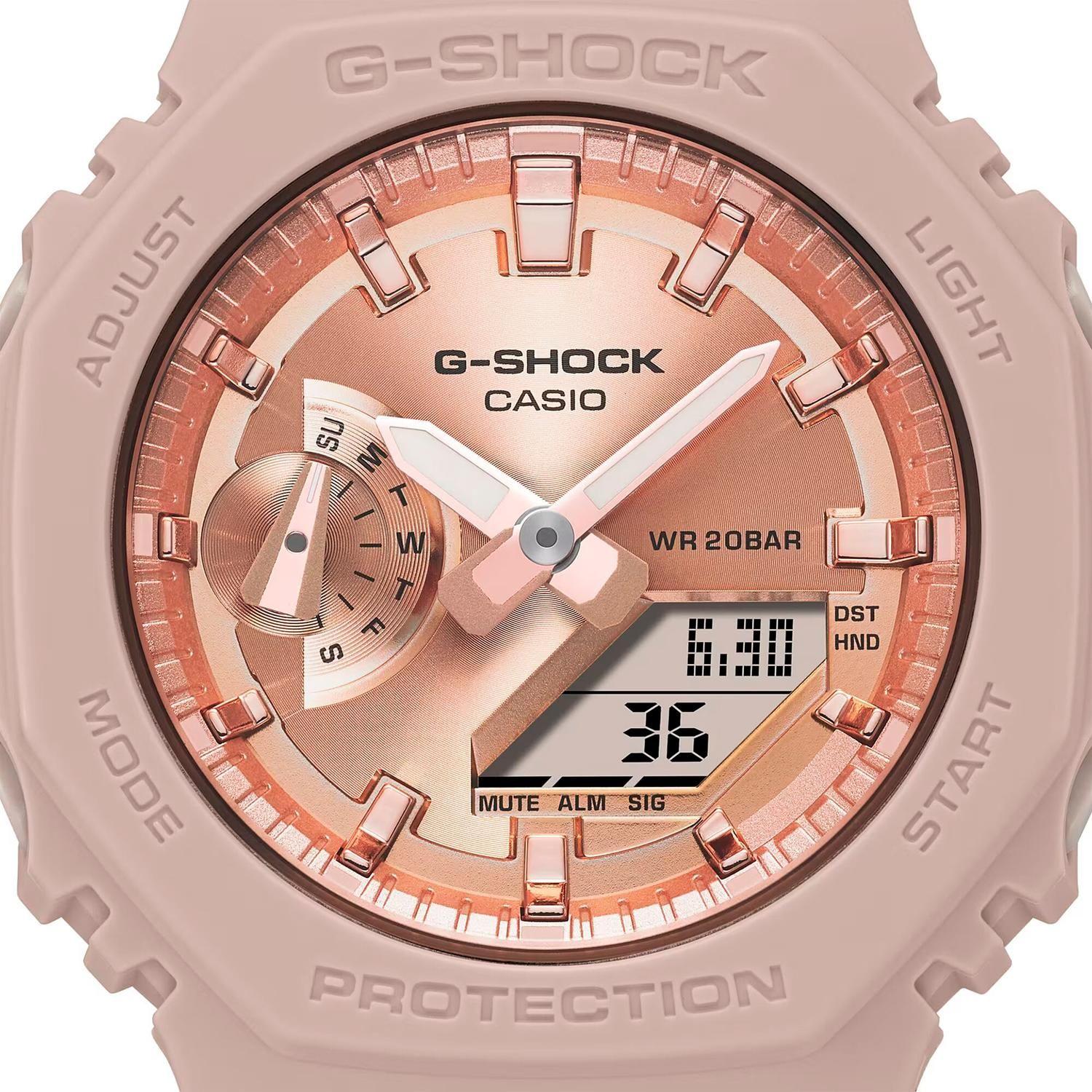 Reloj G-SHOCK GMA-S2100MD-4ADR Carbono/Resina Mujer Blanco Humo-1