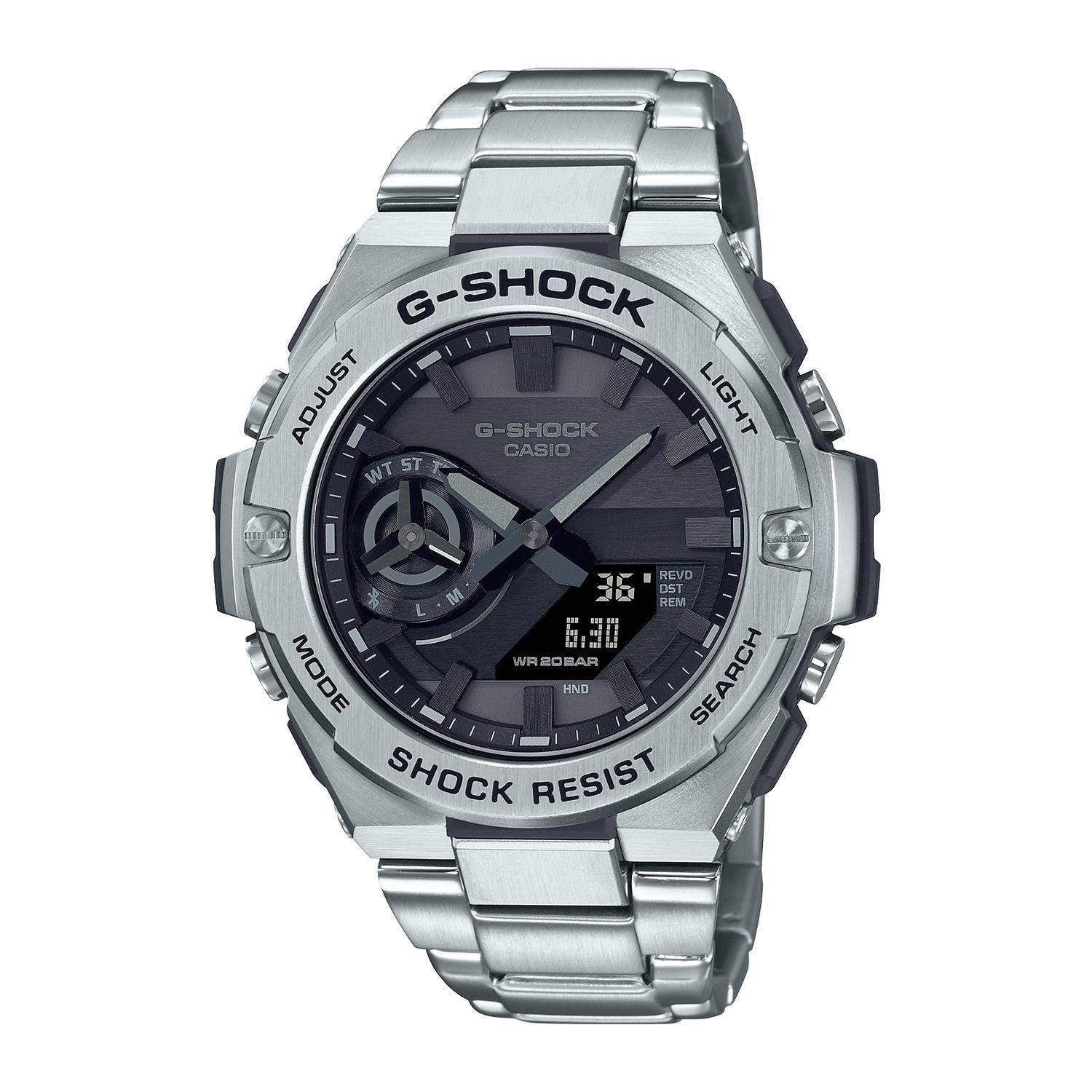 Reloj G-SHOCK GST-B500D-1A1DR Resina/Acero Hombre Plateado-0