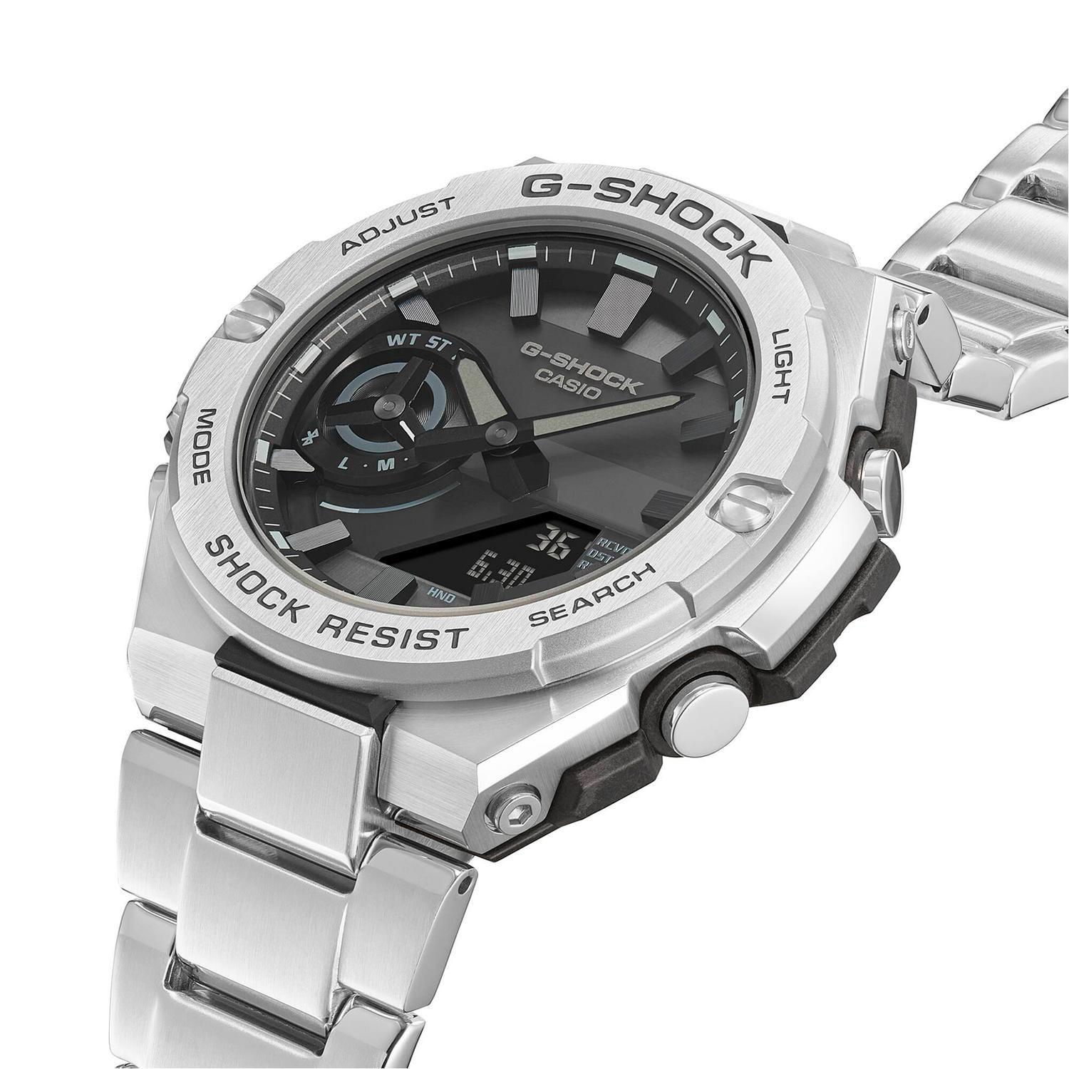 Reloj G-SHOCK GST-B500D-1A1DR Resina/Acero Hombre Plateado-3