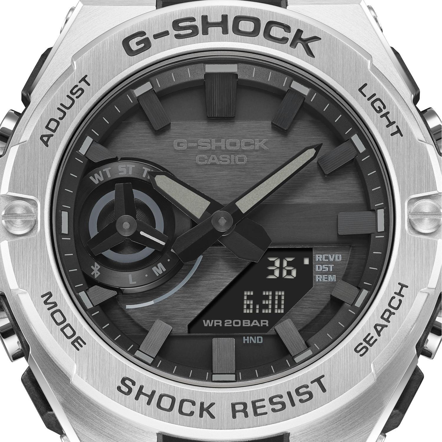 Reloj G-SHOCK GST-B500D-1A1DR Resina/Acero Hombre Plateado-5