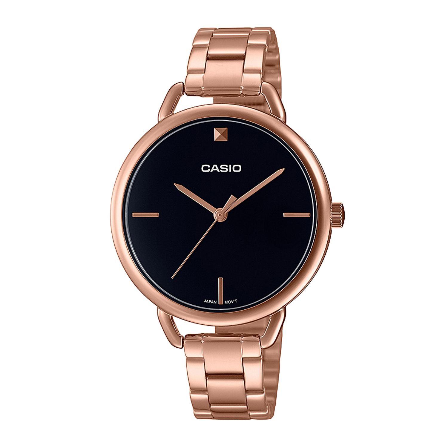 Reloj CASIO LTP-E415PG-1CDF Acero Mujer Oro Rosa-0