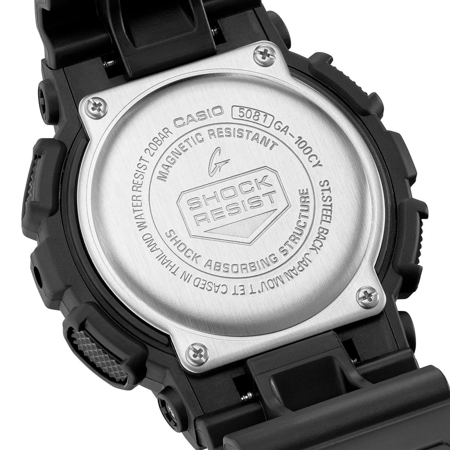 Reloj G-SHOCK GA-100CY-1ADR Resina Hombre Negro-4
