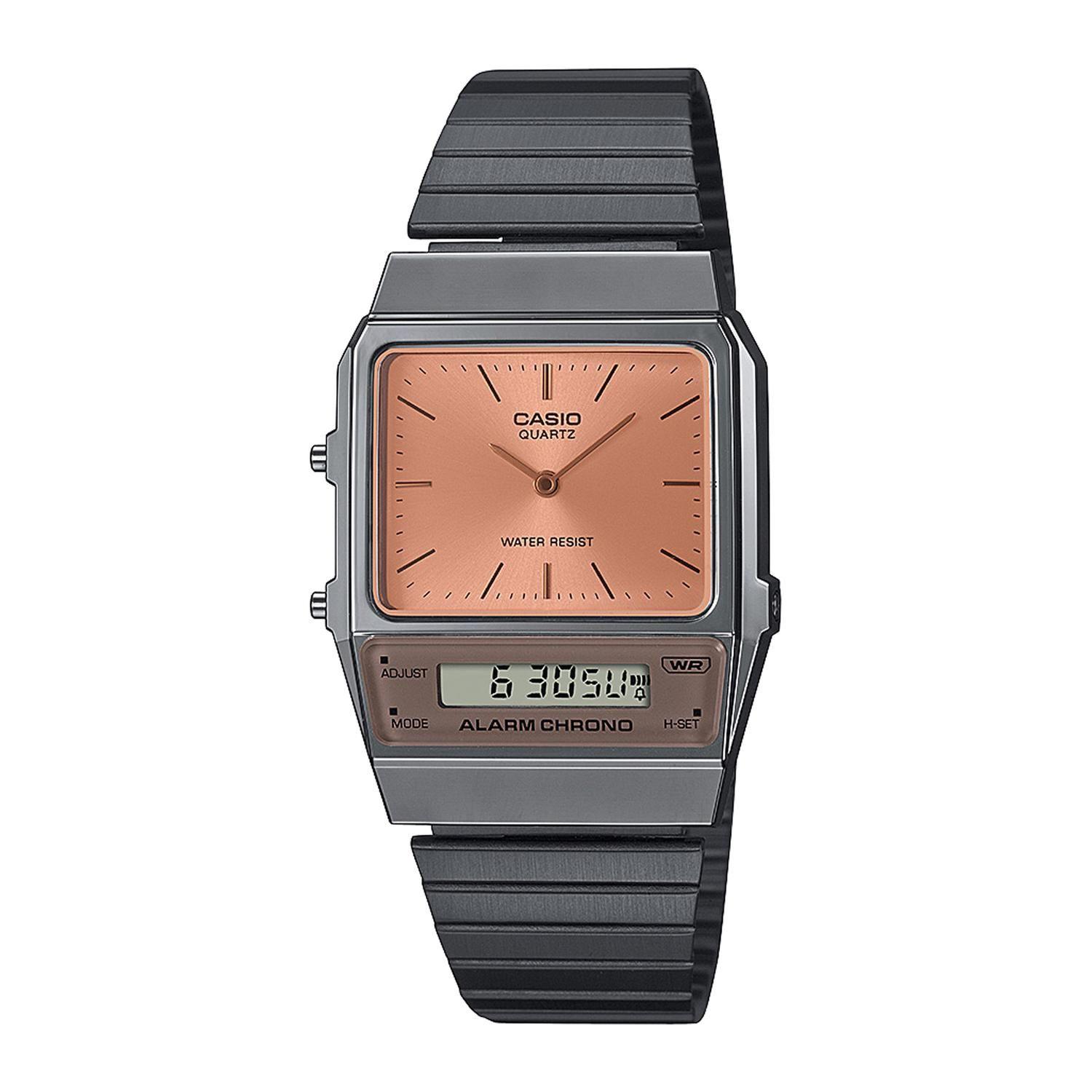 Reloj CASIO AQ-800ECGG-4ADF Resina/Cromado Juvenil Gris-0