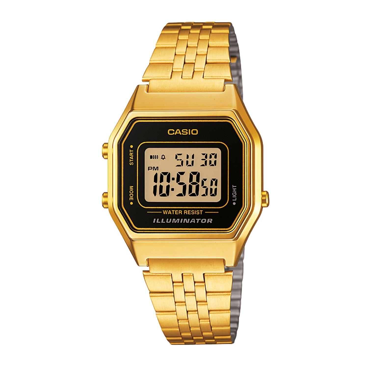 Reloj CASIO LA680WGA-1DF Resina Mujer Dorado-0