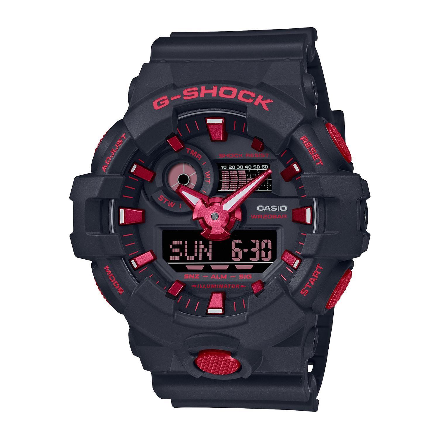 Reloj G-SHOCK GA-700BNR-1ADR Resina Hombre Negro-0