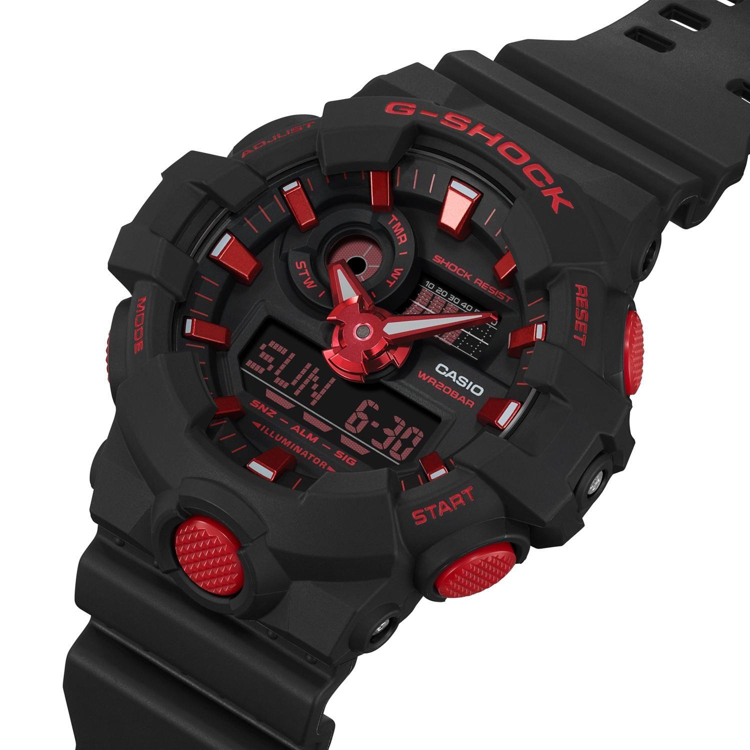 Reloj G-SHOCK GA-700BNR-1ADR Resina Hombre Negro-4