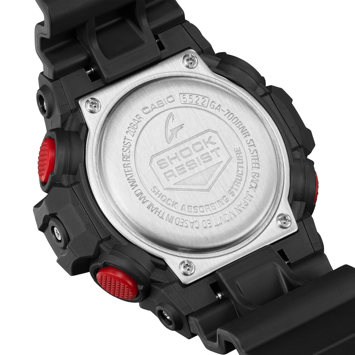 Reloj G-SHOCK GA-700BNR-1ADR Resina Hombre Negro-5