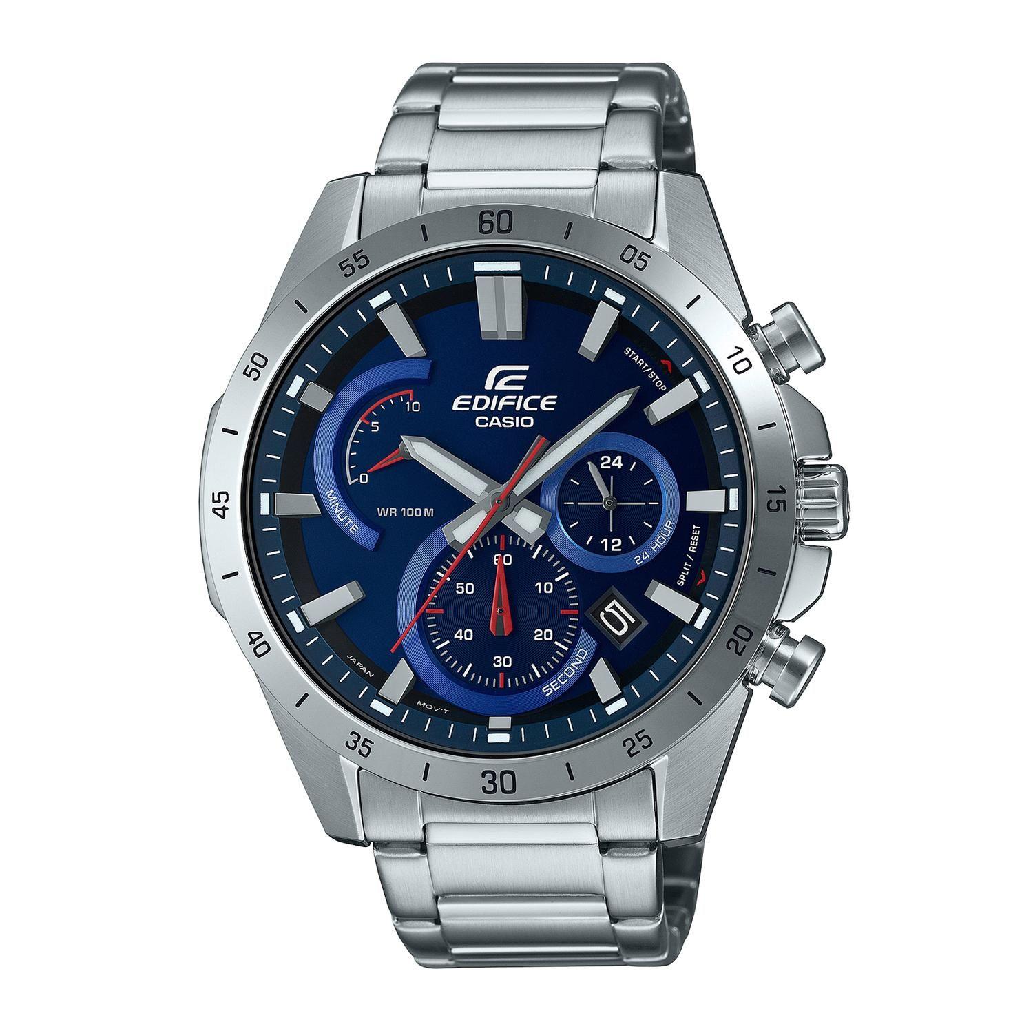 Reloj EDIFICE EFR-573D-2AVUDF Acero Hombre Plateado-0