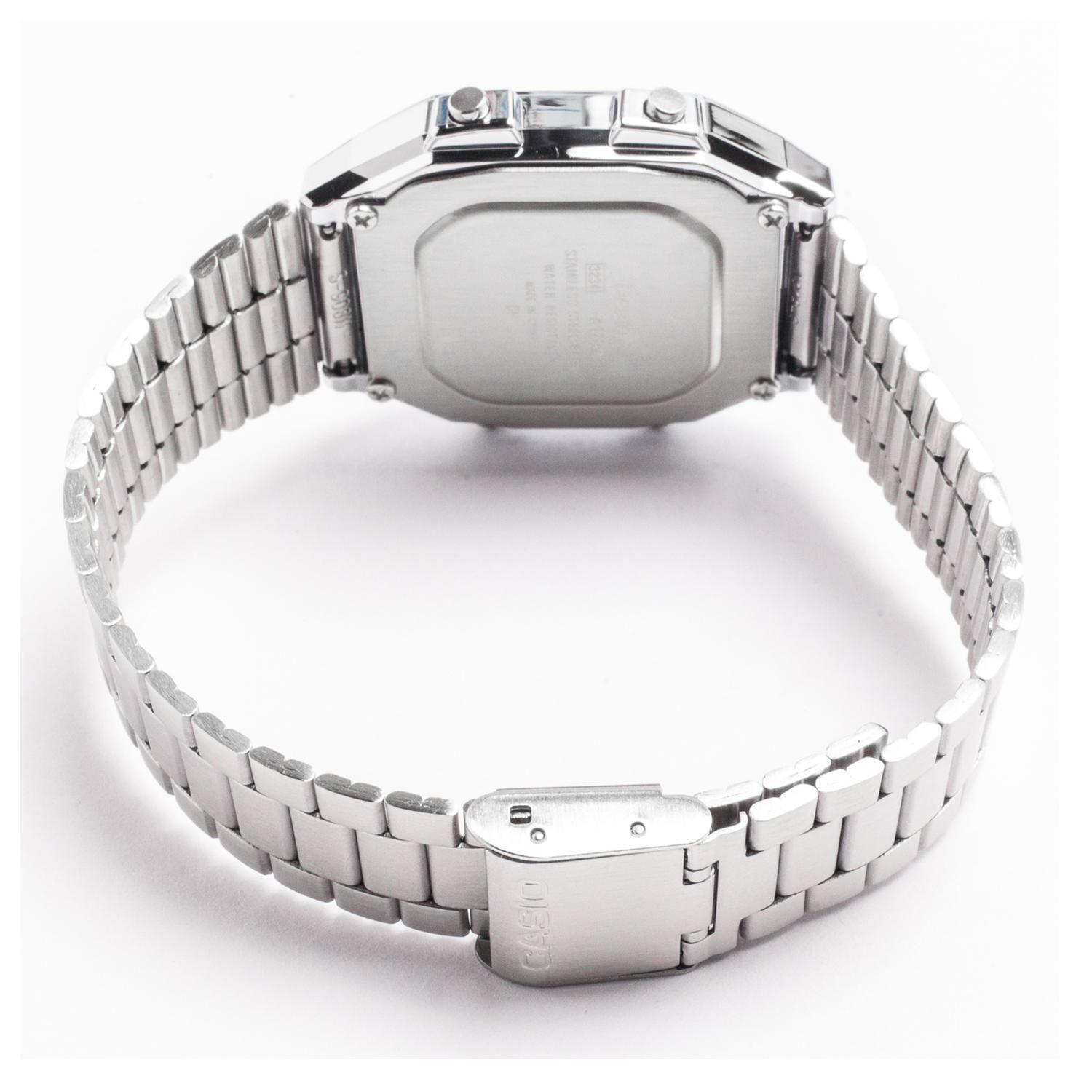 Reloj CASIO A178WA-1ADF Resina/Cromado Unisex Plateado-2