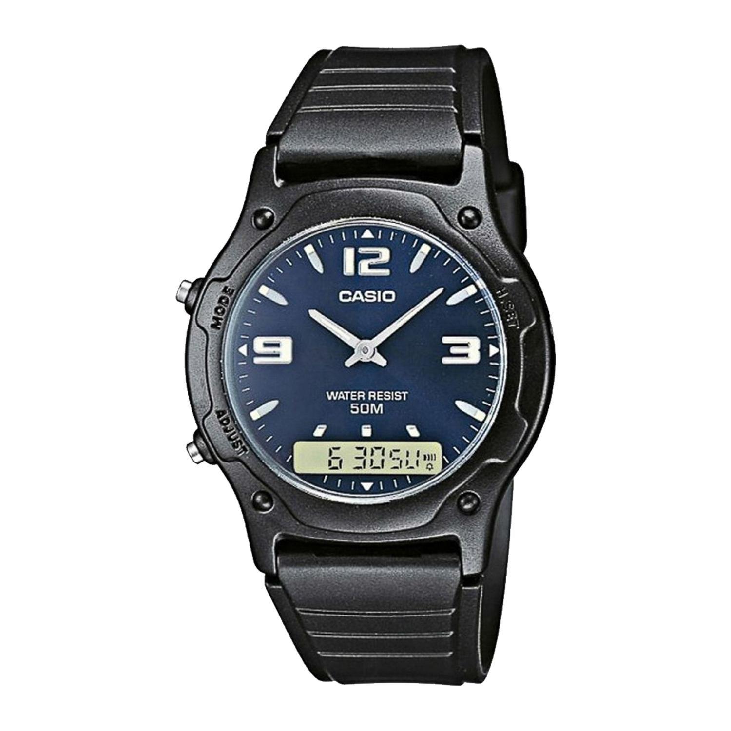 Reloj CASIO AW-49HE-2AVDF Resina Hombre Negro-0