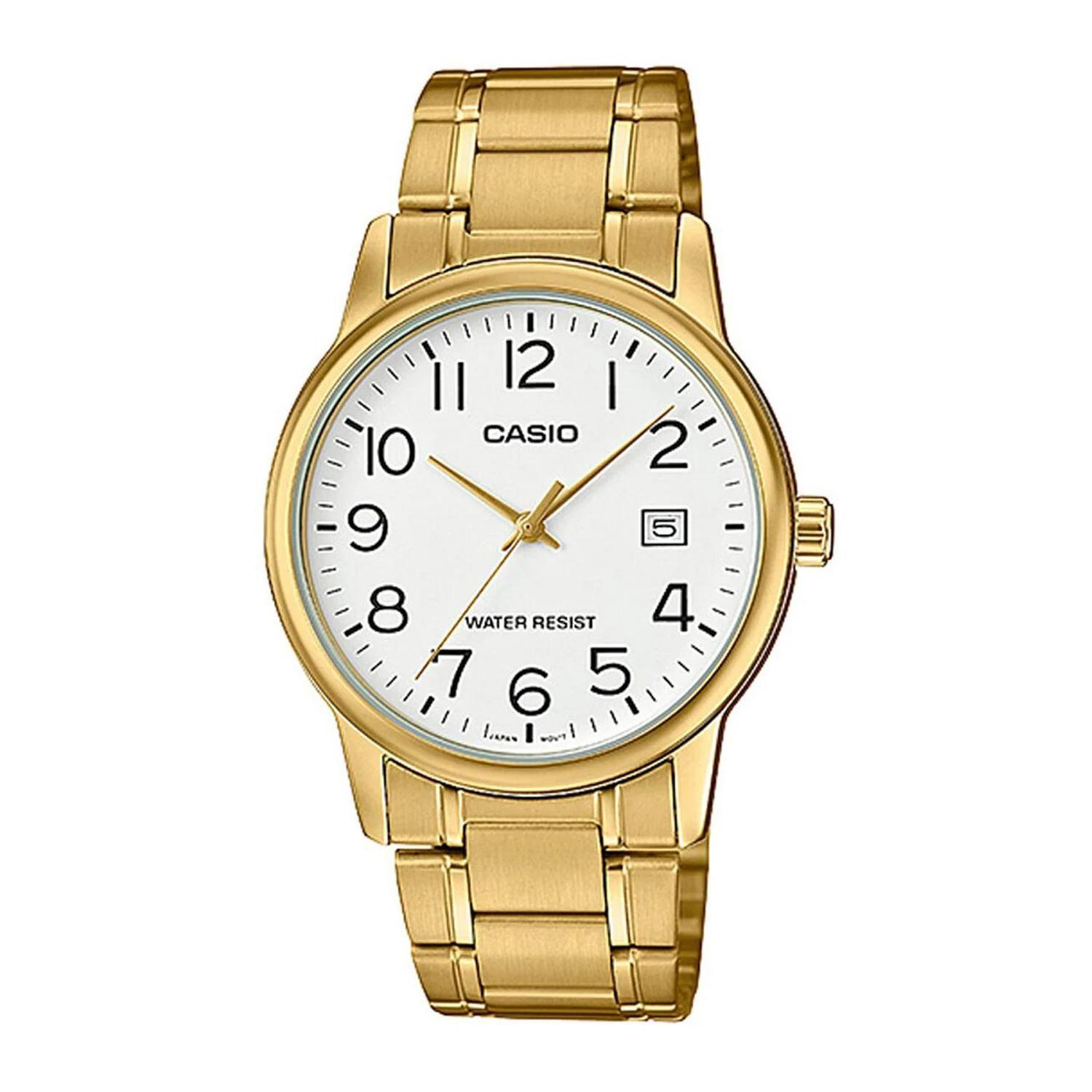 Reloj CASIO MTP-V002G-7B2UDF Acero Hombre Dorado-0