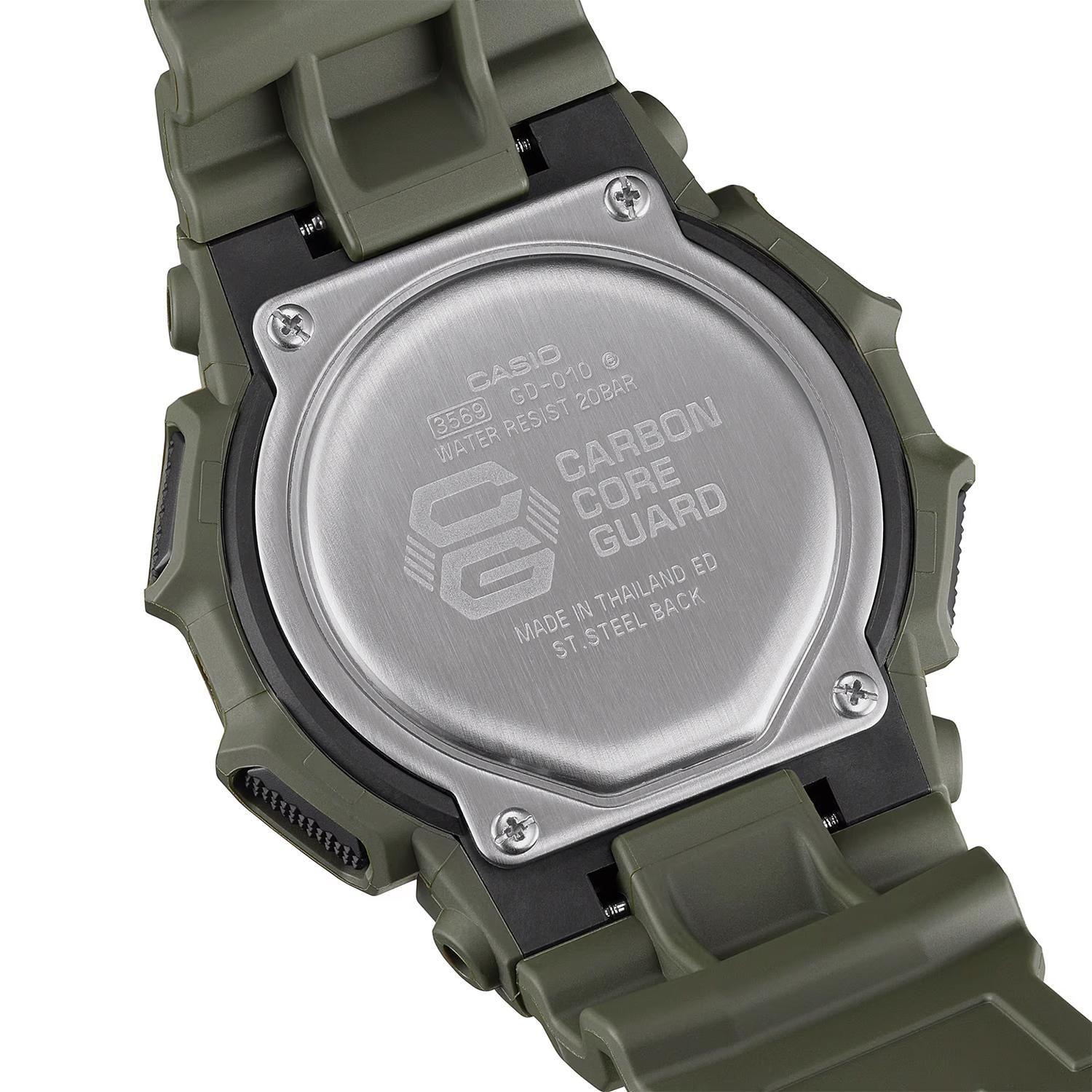 Reloj G-SHOCK GD-010-3DR Carbono/Resina Hombre Verde-4