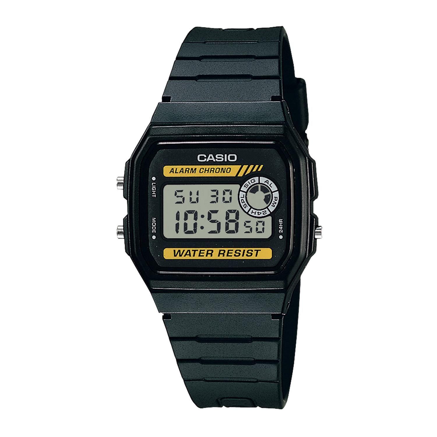 Reloj CASIO F-94WA-9DG Resina Juvenil Negro-0