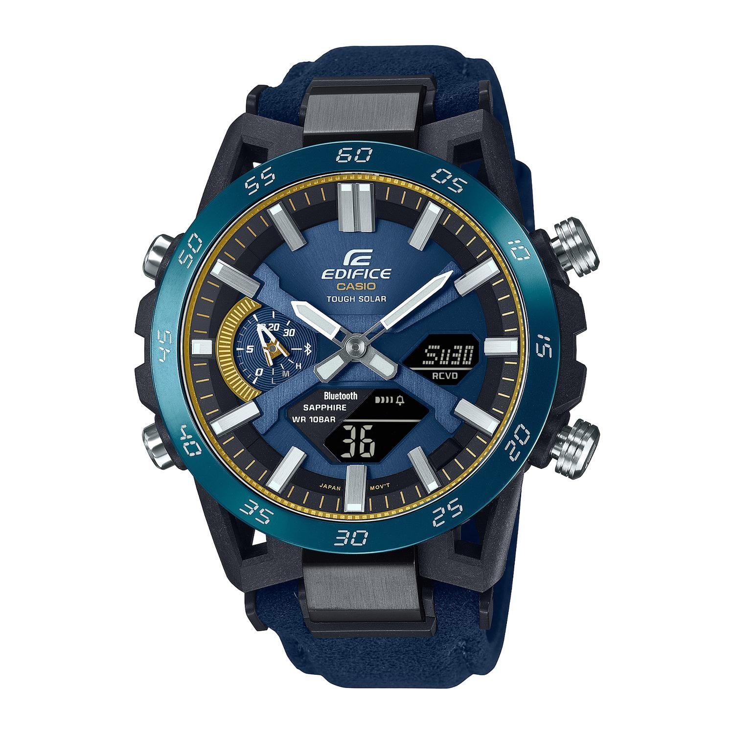 Reloj EDIFICE ECB-2000SS-2ADR Carbono/Acero Hombre Negro-0