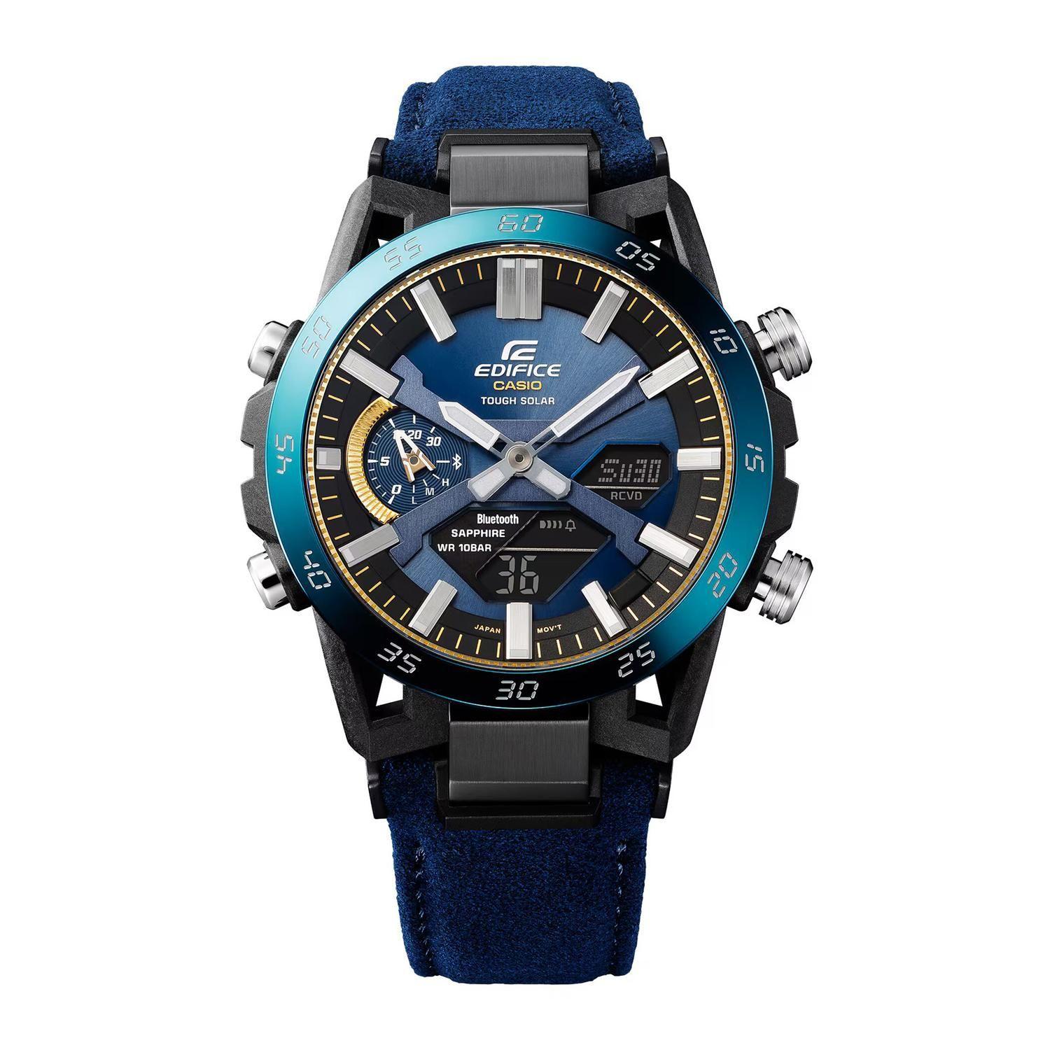 Reloj EDIFICE ECB-2000SS-2ADR Carbono/Acero Hombre Negro-1