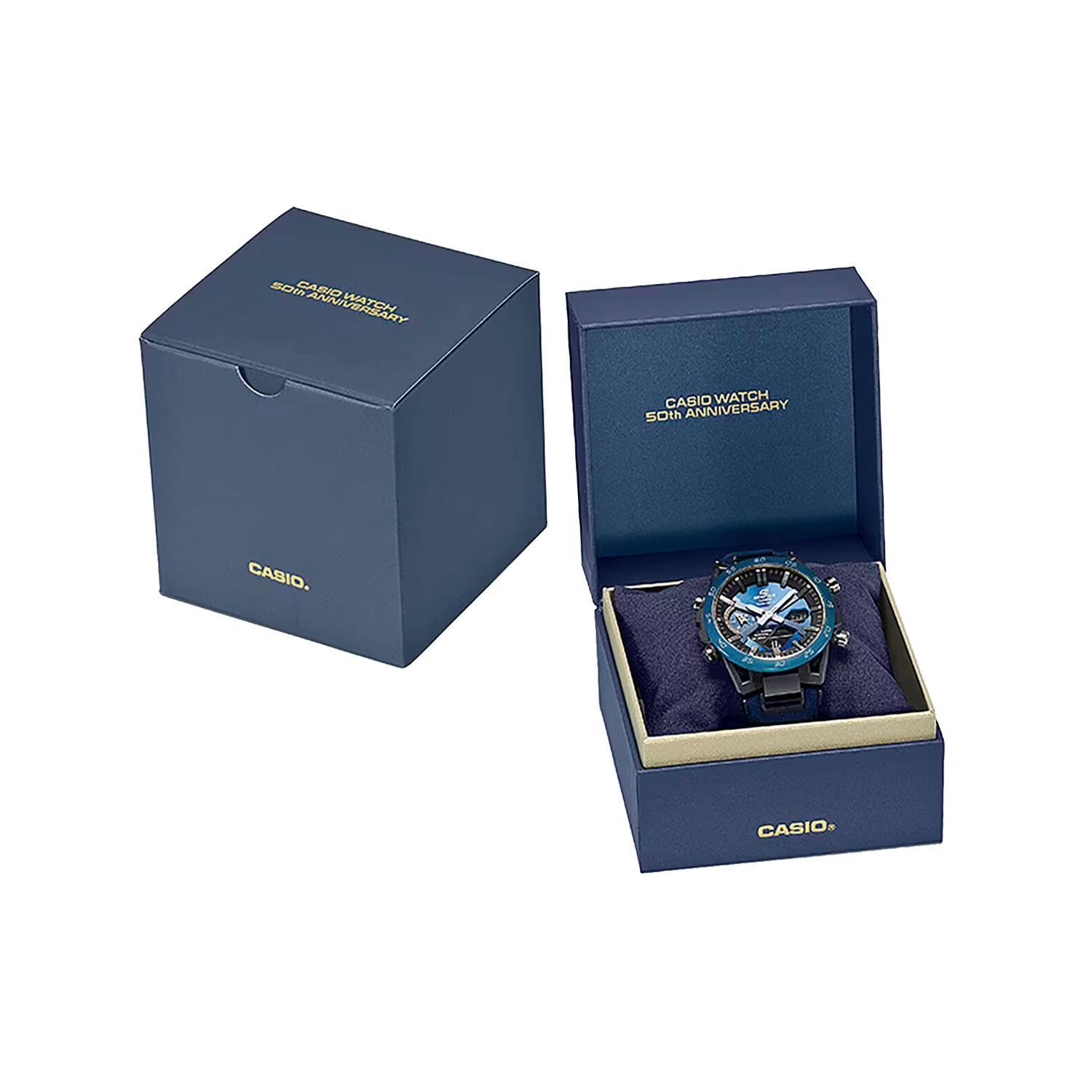 Reloj EDIFICE ECB-2000SS-2ADR Carbono/Acero Hombre Negro-5
