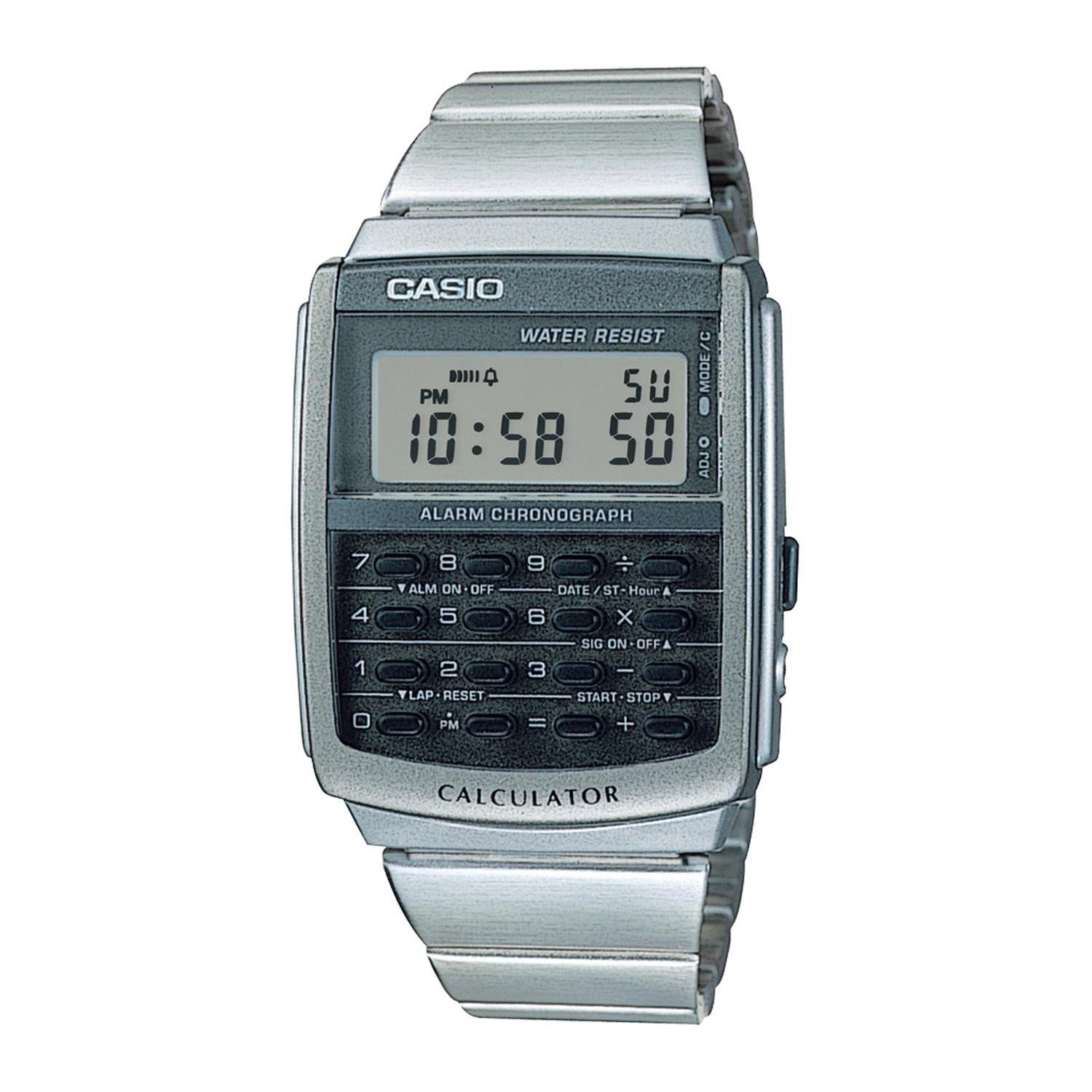 Reloj CASIO CA-506-1DF Resina Juvenil Plateado-0