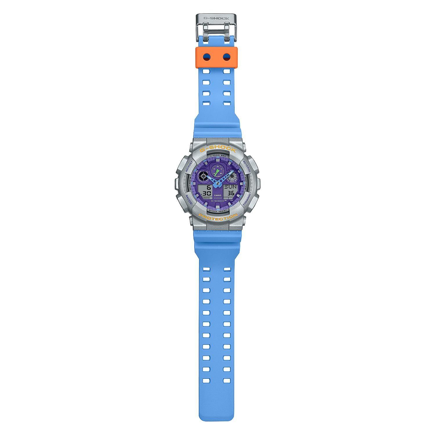 Reloj G-SHOCK GA-100EU-8A2DR Resina Hombre Gris-1