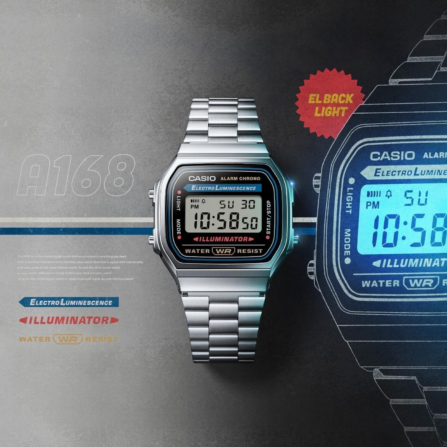 Reloj Unisex CASIO A168WA-1WDF-3