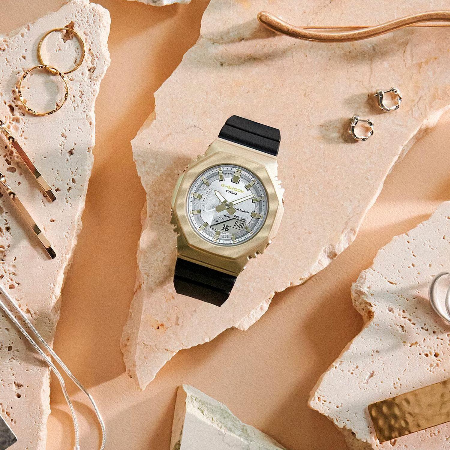 Reloj G-SHOCK GM-S2100BC-1ADR Resina/Acero Mujer Oro Rosa-4